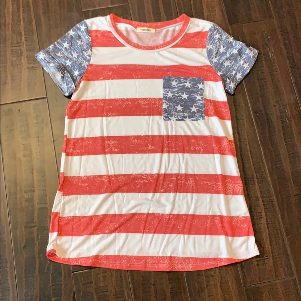 NWOT! Red, White, and Blue shirt!